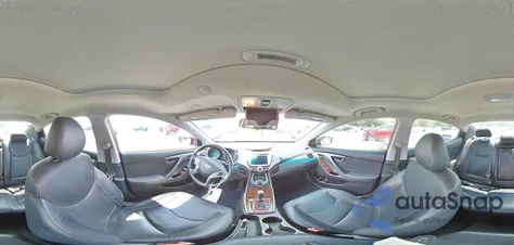 2012 Hyundai Elantra Gls из США, поврежденный, VIN KMHDH4AE6CU434931